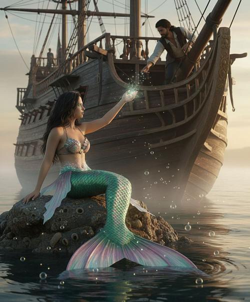 Pirate Lure &bull; [Fantasy Mermaid AI Portrait]