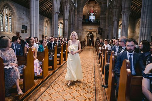 Church Wedding Ceremony at St Philip's Anglican Church