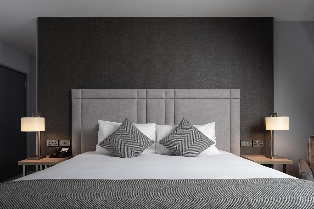 Hotel Room Bed Detail, Killeavy Castle Estate