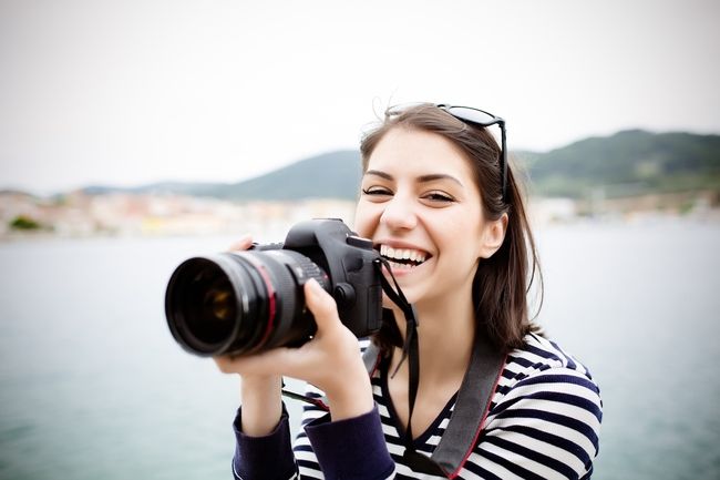 fotografo femminile professionista