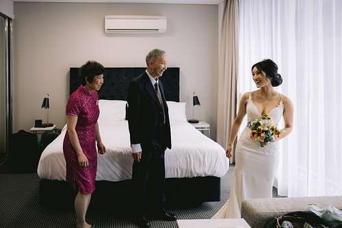 Groom Getting Ready