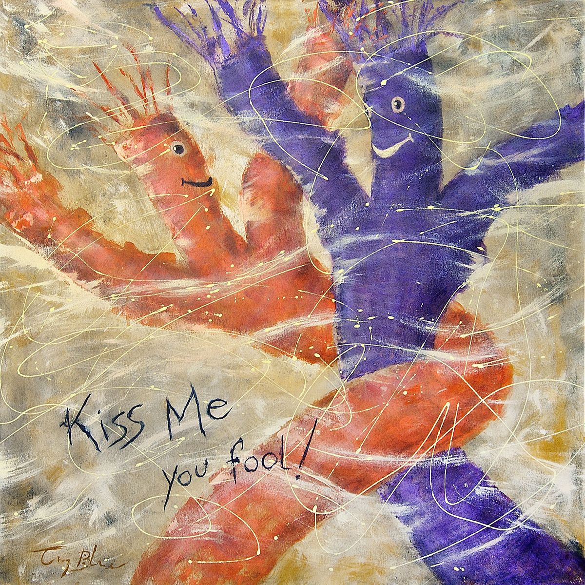 Original paintings by American artist Tony Blue