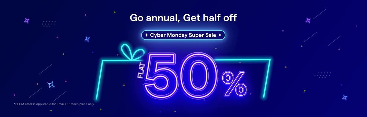 Saleshandy BF deal screenshot