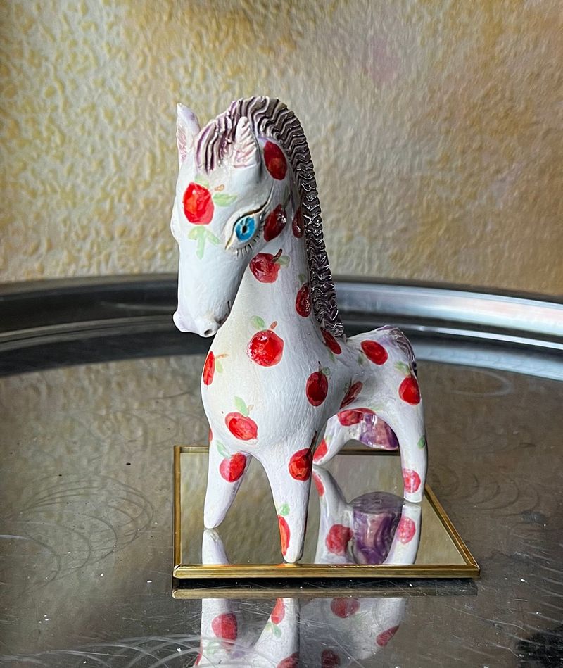 A Dappled Horse, Original mini-sculpture