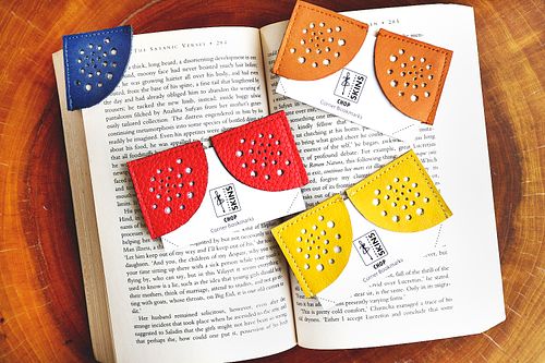 Chop Leather Bookmark by Skins Leather udit kulshrestha Skins Le