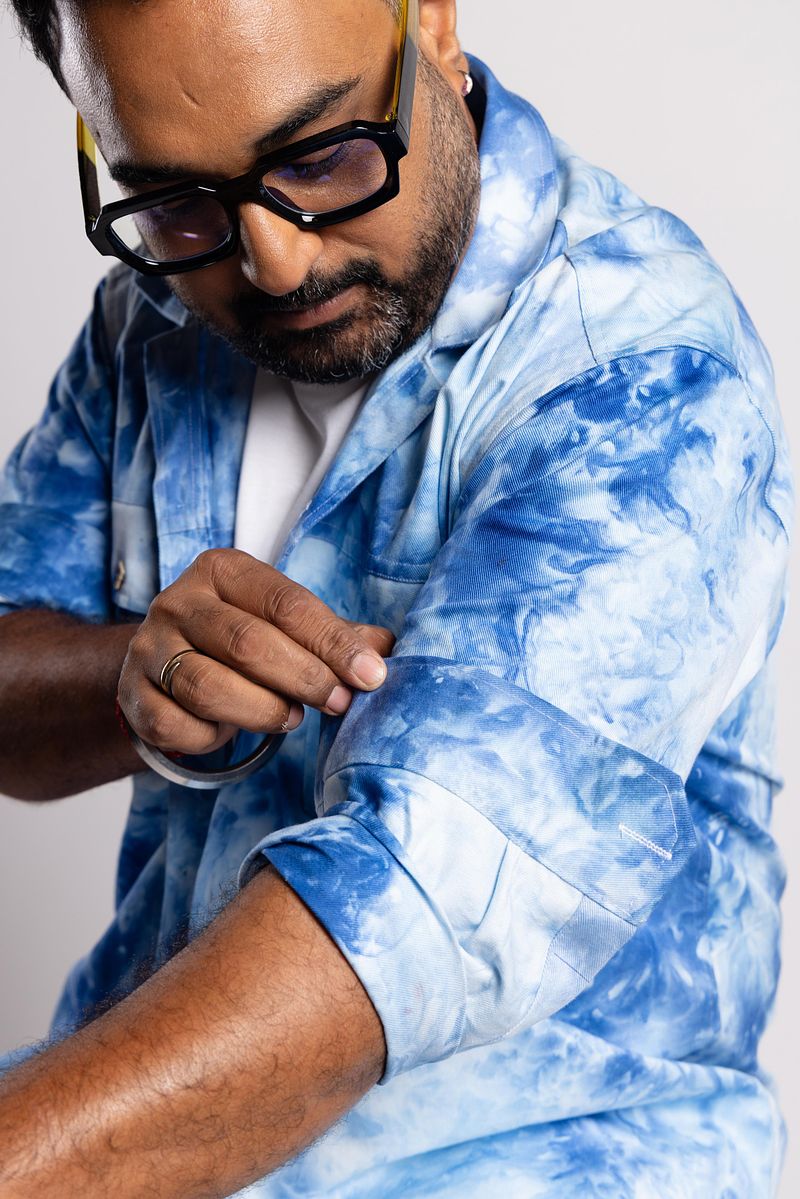 Cotton Twill Shacket - Summer Sky