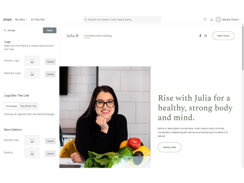 Pixpa Website Builder - Wix-alternatief