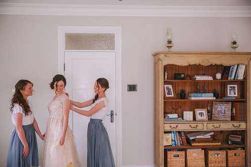 Bride Getting Ready